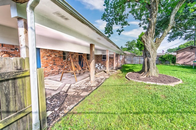3405 Randall St, Pearland, TX 77581 - view of yard with a patio