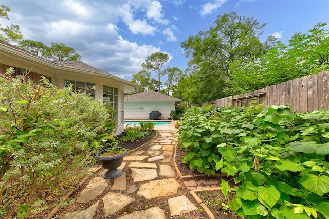 3910 Sand Myrtle Dr, Houston, TX 77059 - view of yard