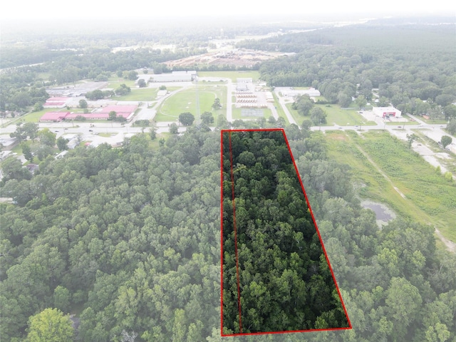 26334 Fm 2090th Rd, Splendora, TX 77372 - view of property location with a heavily wooded area and property boundaries highlighted