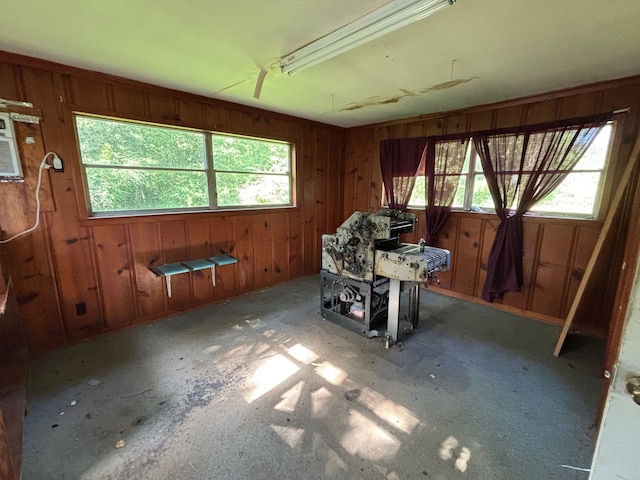 26334 Fm 2090th Rd, Splendora, TX 77372 - miscellaneous room featuring plenty of natural light and wooden walls