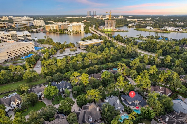 59 N Berryline Cir, Spring, TX 77381 - view of urban area with a nearby body of water