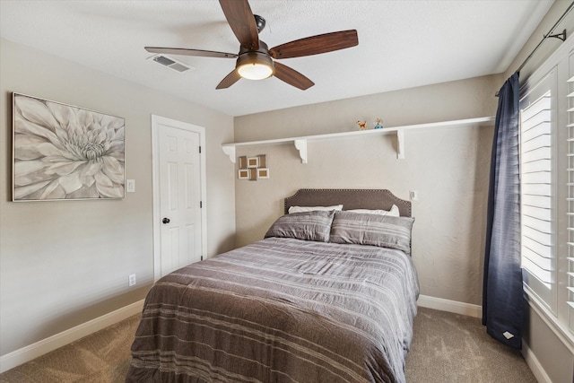 59 N Berryline Cir, Spring, TX 77381 - bedroom featuring carpet floors and ceiling fan