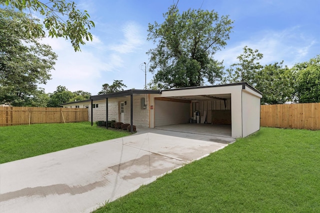 200 Burnett Dr, Baytown, TX 77520 - view of front of house with concrete driveway and an attached carport