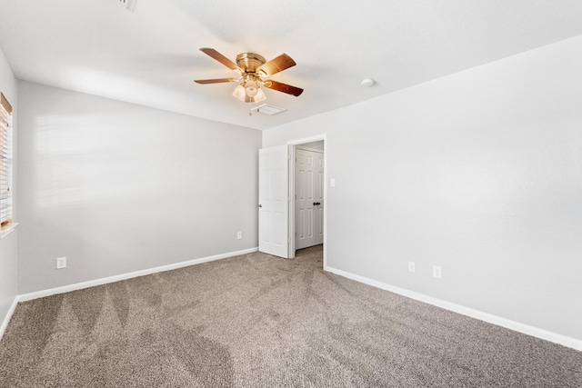 18203 Park Sage Ct, Cypress, TX 77433 - carpeted empty room featuring baseboards and a ceiling fan