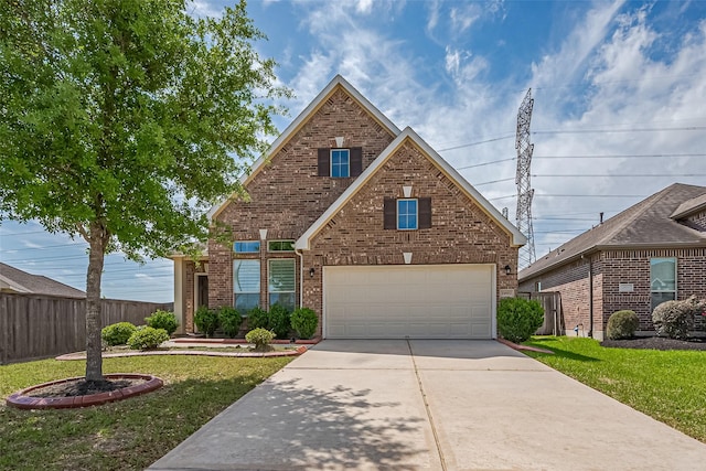 19911 Whistle Creek Ln, Cypress, TX 77433 - traditional home featuring brick siding, concrete driveway, and a garage