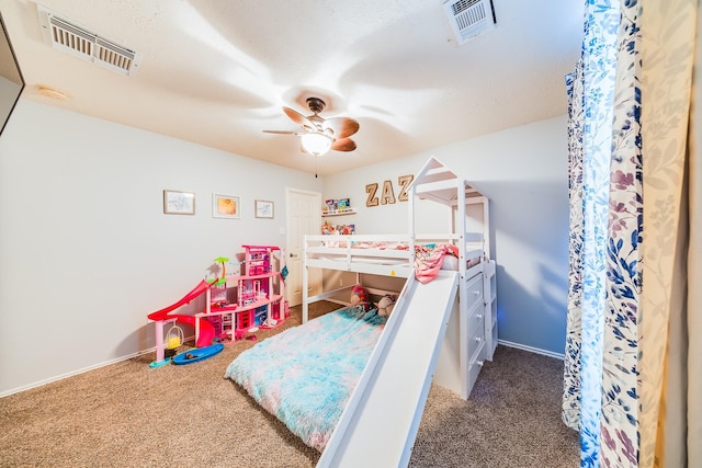 10627 Fire Sage Dr, Humble, TX 77396 - bedroom with carpet floors and a ceiling fan