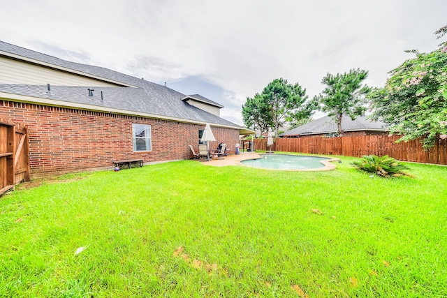 10627 Fire Sage Dr, Humble, TX 77396 - fenced backyard featuring a patio area