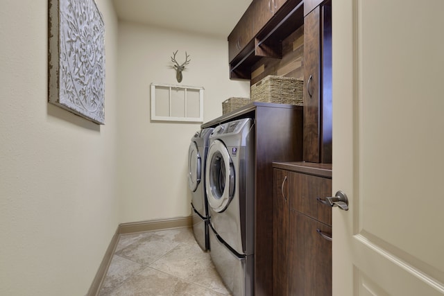 21311 Fairhaven Meadow Dr, Cypress, TX 77433 - laundry room with separate washer and dryer and cabinet space