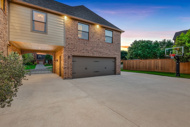 21311 Fairhaven Meadow Dr, Cypress, TX 77433 - view of front of home featuring concrete driveway, brick siding, an attached garage, and roof with shingles