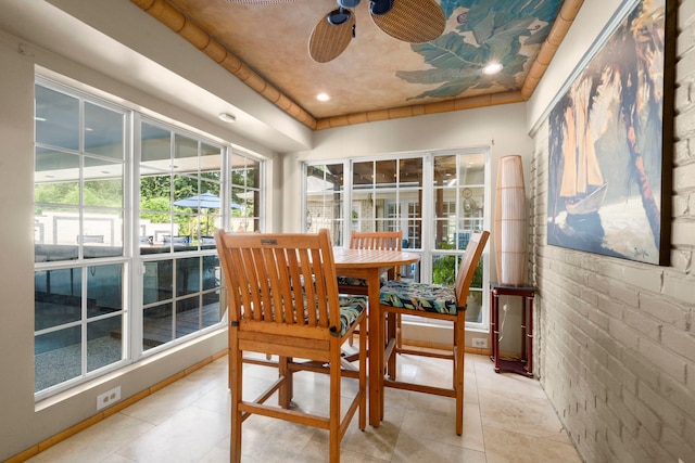 13306 Boca Raton Dr, Houston, TX 77069 - sunroom featuring tile patterned floors