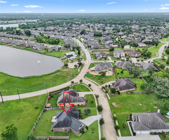 103 Lakeshore Ct, Clute, TX 77531 - aerial view of residential area featuring a nearby body of water