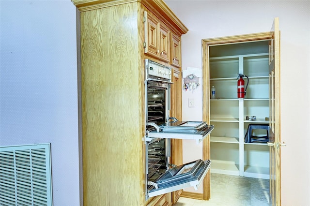 3134 Lake Island Dr, Montgomery, TX 77356 - office area with wallpapered walls