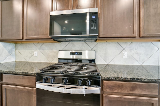 4918 Eldorado Rose Pl, Katy, TX 77493 - kitchen with stainless steel appliances and tasteful backsplash