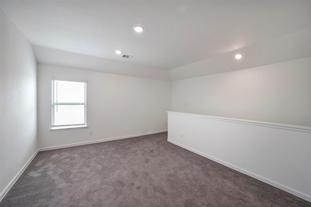 4918 Eldorado Rose Pl, Katy, TX 77493 - additional living space featuring carpet, lofted ceiling, and recessed lighting