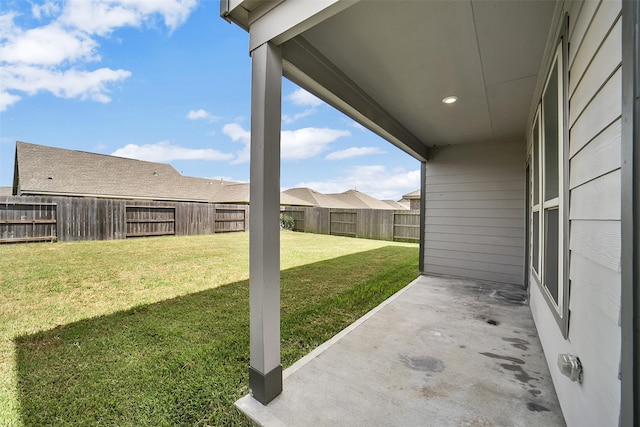 4918 Eldorado Rose Pl, Katy, TX 77493 - fenced backyard with a patio and a residential view
