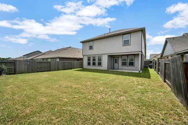 4918 Eldorado Rose Pl, Katy, TX 77493 - rear view of house featuring a fenced backyard and a patio