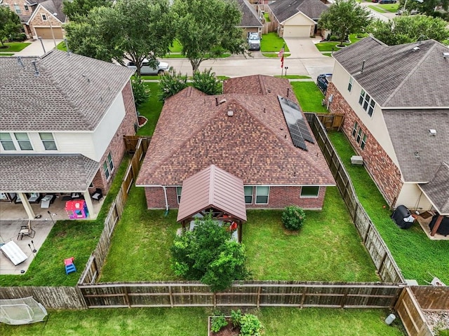 1803 Winding Trail Ln, Alvin, TX 77511 - aerial perspective of suburban area
