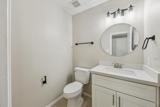 21619 Knightsbrook Ln, Katy, TX 77449 - half bath with vanity and tile patterned flooring