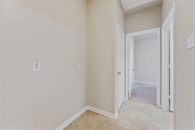 20726 Ranch Mill Ln, Cypress, TX 77433 - hallway featuring light tile patterned flooring and light colored carpet