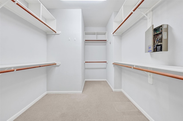 1320 Studer St, Houston, TX 77007 - walk in closet featuring carpet