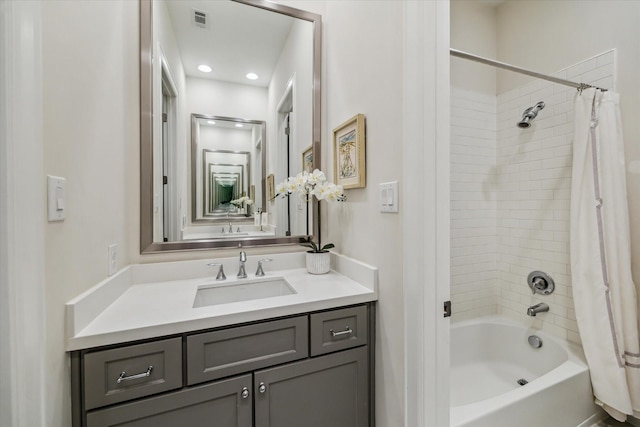 1126 Lake Pointe Pkwy, Sugar Land, TX 77478 - bathroom with shower / tub combo and vanity