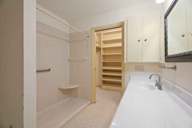 303 S Jackson St, Alvin, TX 77511 - full bathroom with a shower and vanity