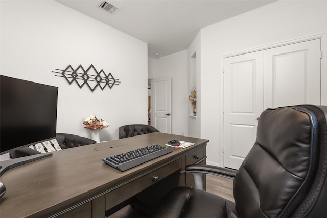 3051 Newcastle Crest Ln, Dickinson, TX 77539 - office with wood finished floors