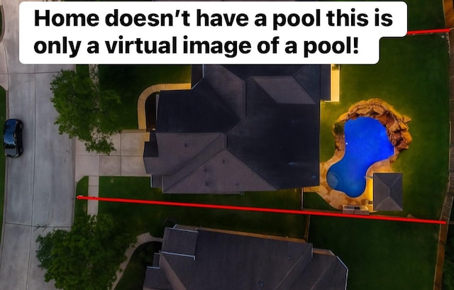 4723 Peninsula Garden Way, Humble, TX 77396 - bird's eye view of a pool