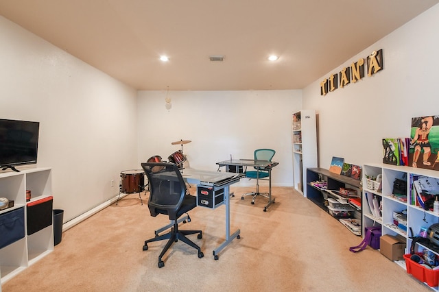 4723 Peninsula Garden Way, Humble, TX 77396 - carpeted office space with recessed lighting