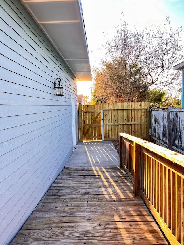 2328 Wimcrest St, Galveston, TX 77551 - view of wooden terrace