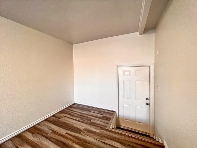 2328 Wimcrest St, Galveston, TX 77551 - empty room with wood finished floors and baseboards