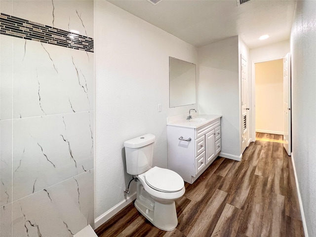 2328 Wimcrest St, Galveston, TX 77551 - bathroom with wood finished floors and vanity