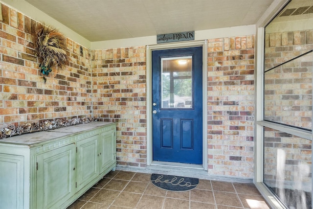 202 Twin Harbors Dr, Onalaska, TX 77360 - entrance to property with brick siding and a porch