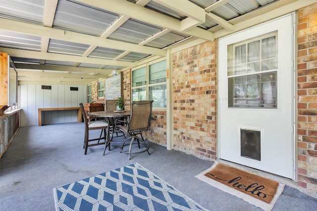 202 Twin Harbors Dr, Onalaska, TX 77360 - view of patio with outdoor dining area