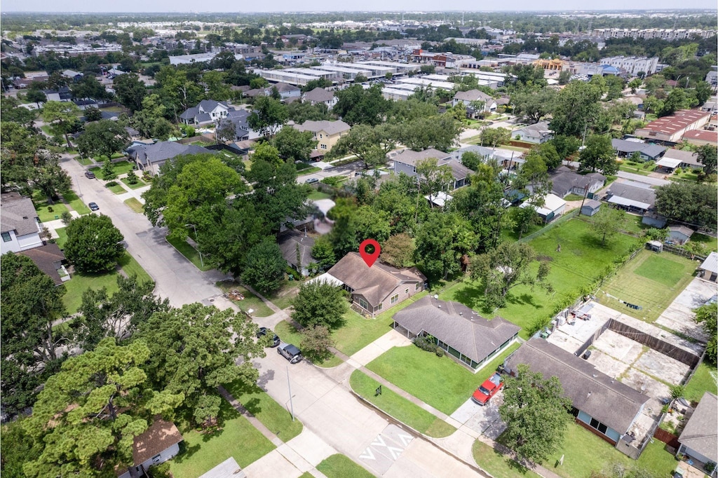 8514 Montridge Dr, Houston, TX 77055 - aerial view of property's location featuring nearby suburban area