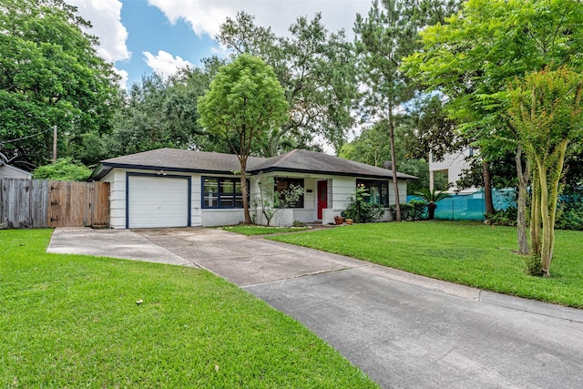 1226 Timbergrove Ln, Houston, TX 77008 - ranch-style home with concrete driveway and an attached garage