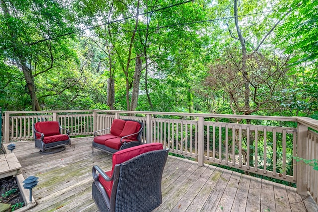 1226 Timbergrove Ln, Houston, TX 77008 - view of wooden deck