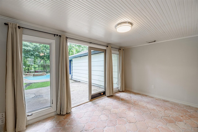 1226 Timbergrove Ln, Houston, TX 77008 - empty room featuring crown molding
