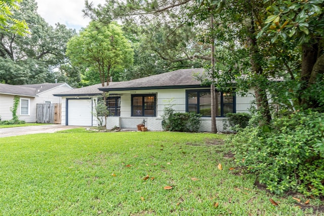 1226 Timbergrove Ln, Houston, TX 77008 - ranch-style house featuring driveway, a garage, brick siding, and a shingled roof