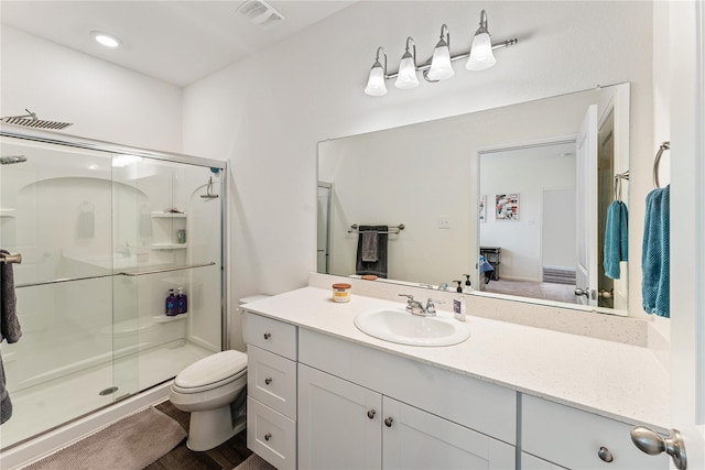 10138 California Lily Ln, Houston, TX 77016 - full bath featuring a shower stall and vanity
