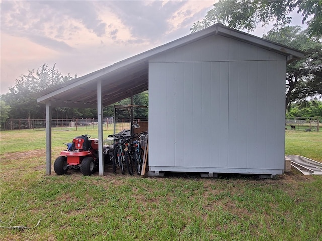 95 Red Tip Ln, Brenham, TX 77833 - view of shed