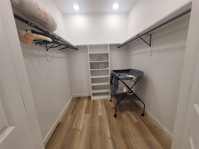 95 Red Tip Ln, Brenham, TX 77833 - walk in closet with light wood-style floors
