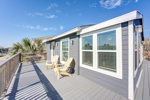 4211 Surf Dr, Galveston, TX 77554 - view of deck