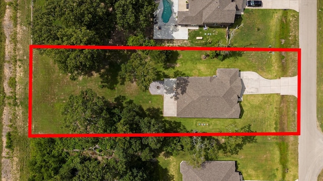 285 Rd 66121, Dayton, TX 77535 - aerial overview of property's location featuring property parcel outlined
