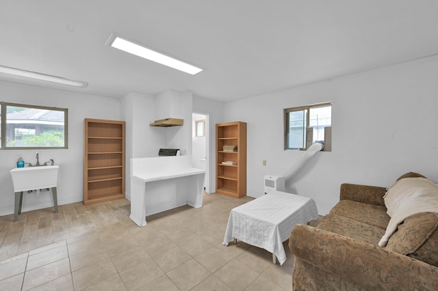 27237 Lana Ln, Conroe, TX 77385 - living area with light tile patterned floors
