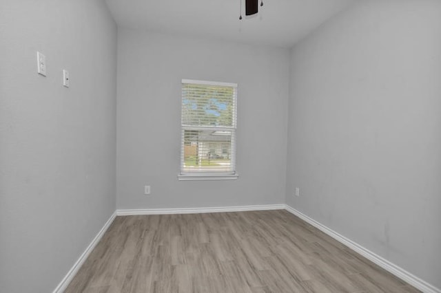 16850 Glenheath, Montgomery, TX 77316 - empty room featuring wood finished floors and ceiling fan