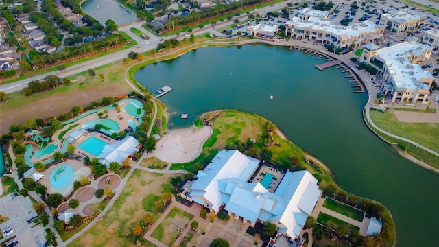 18011 Brazos River Cir, Cypress, TX 77433 - aerial overview of property's location with a large body of water