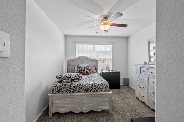 12137 Pearl Bay Ln, Conroe, TX 77304 - bedroom featuring light colored carpet and a ceiling fan