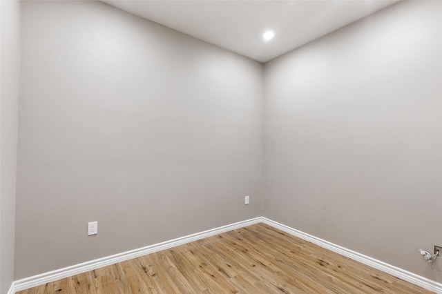 24824 W Christine Dr, Splendora, TX 77372 - unfurnished room with light wood-style flooring and recessed lighting