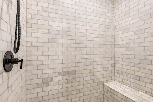 24824 W Christine Dr, Splendora, TX 77372 - bathroom featuring tiled shower